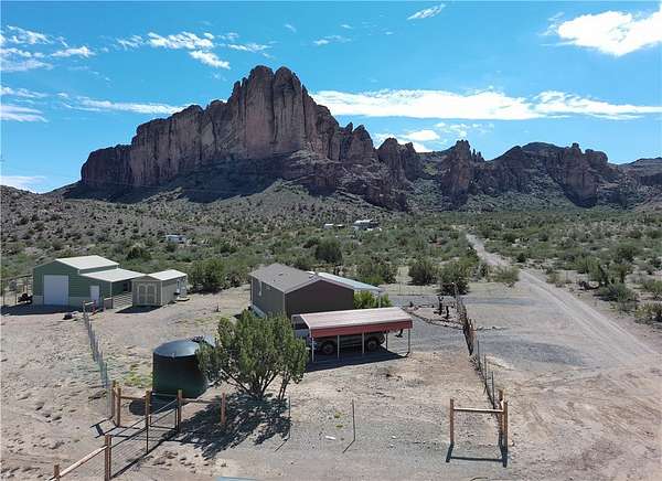 2.36 Acres of Residential Land with Home for Sale in Golden Valley, Arizona