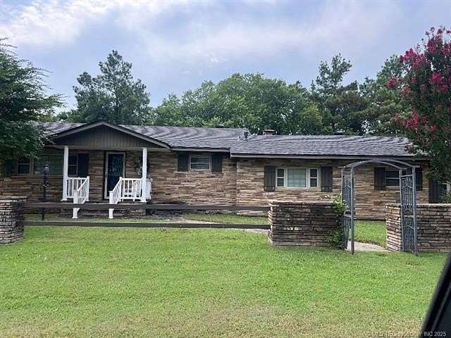 6.66 Acres of Residential Land with Home for Sale in Stigler, Oklahoma