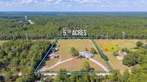 5 Acres of Land with Home for Sale in DeFuniak Springs, Florida