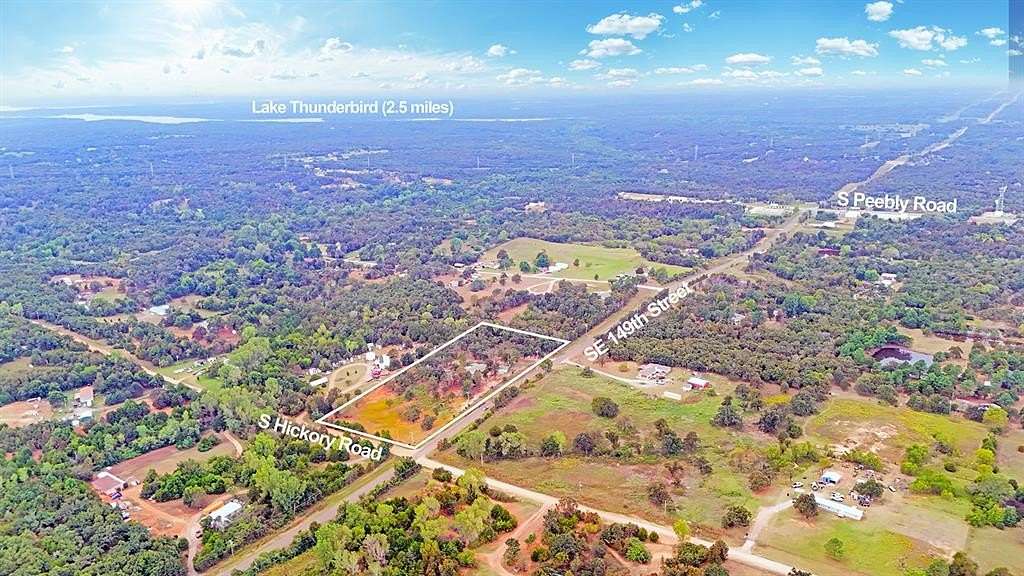 5 Acres of Residential Land with Home for Sale in Newalla, Oklahoma