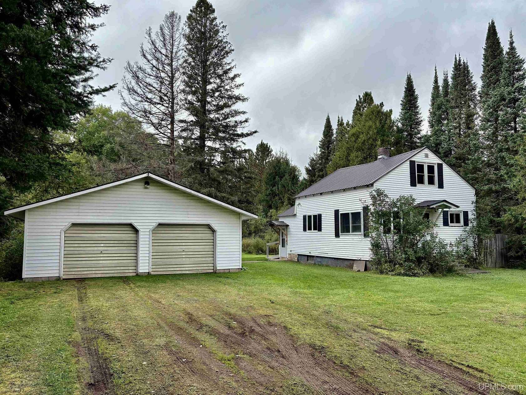 6 Acres of Residential Land with Home for Sale in Ironwood, Michigan