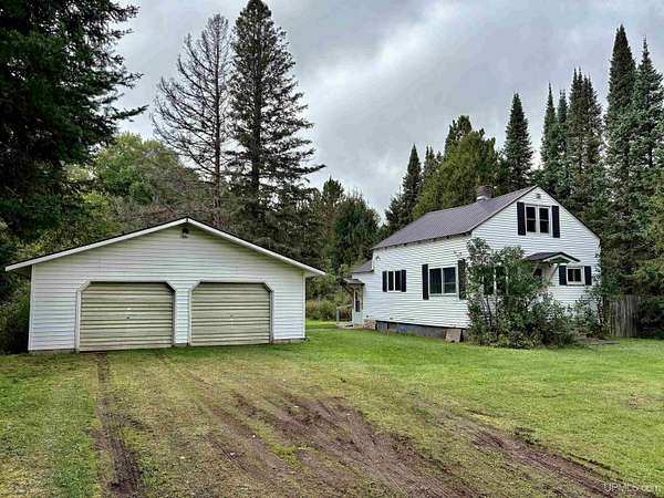 6 Acres of Residential Land with Home for Sale in Ironwood, Michigan