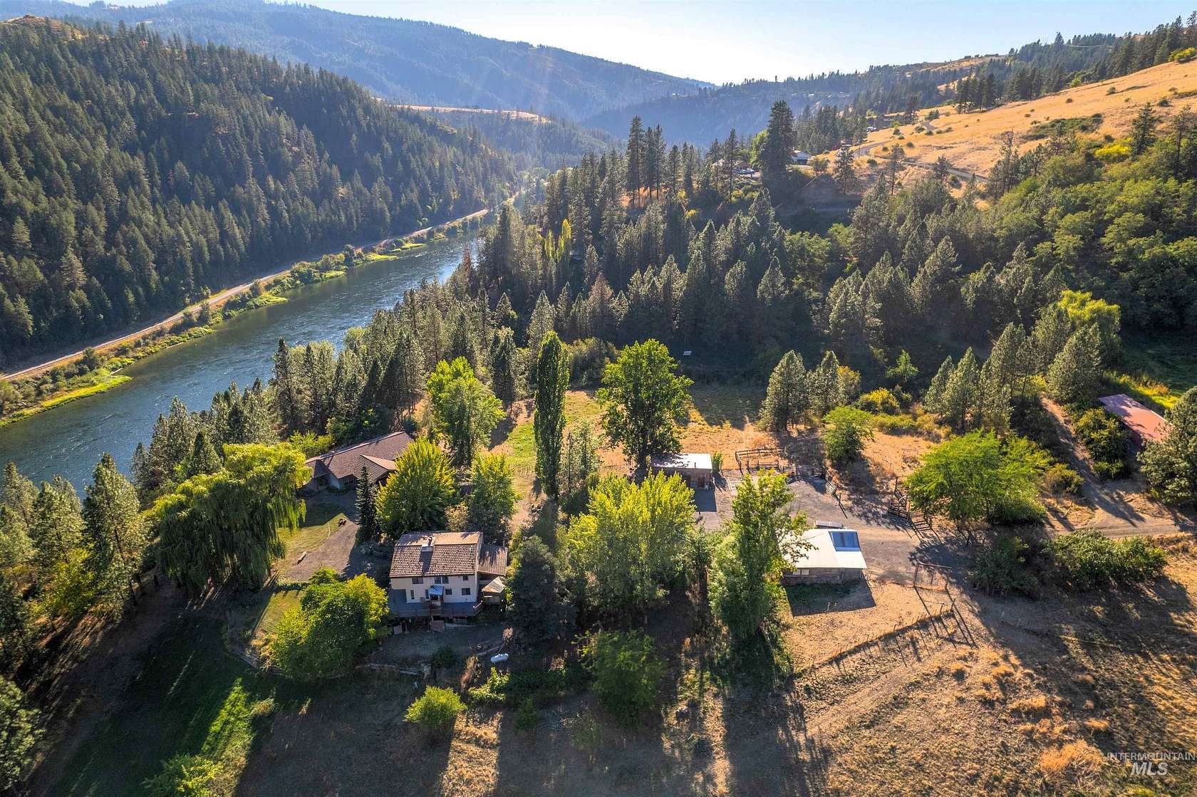96.6 Acres of Land with Home for Sale in Lenore, Idaho