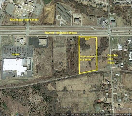 9 Acres of Commercial Land for Sale in Muskogee, Oklahoma