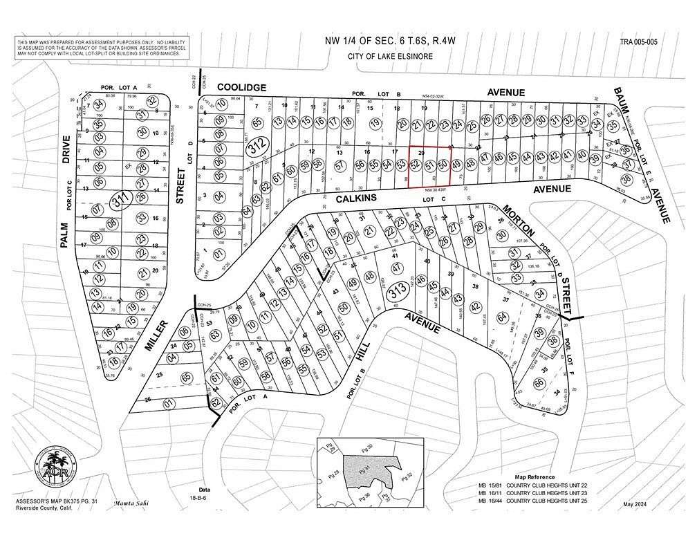 0.19 Acres of Residential Land for Sale in Lake Elsinore, California