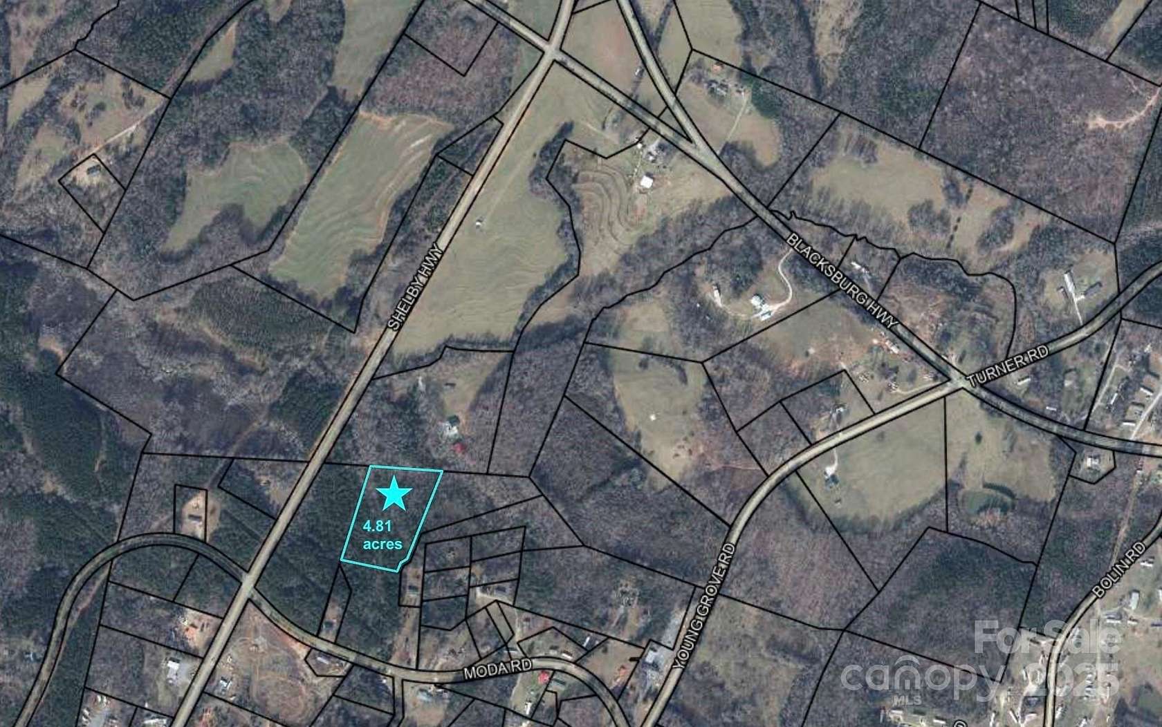 4.8 Acres of Land for Sale in Blacksburg, South Carolina