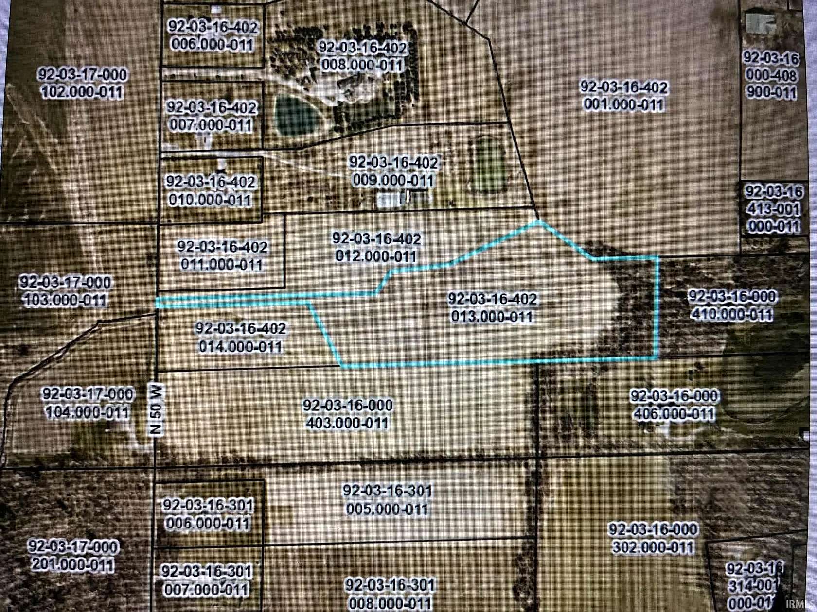 9.83 Acres of Agricultural Land for Sale in Columbia City, Indiana