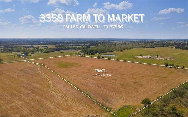 17.2 Acres of Agricultural Land for Sale in Caldwell, Texas