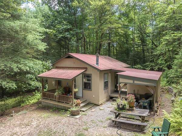 13.4 Acres of Land with Home for Sale in Mineral Bluff, Georgia