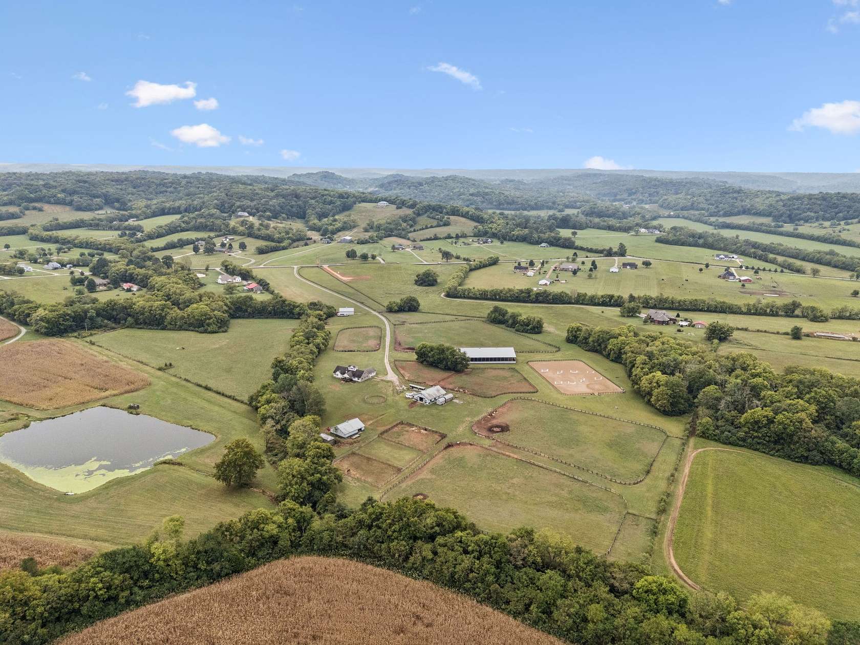 40.1 Acres of Agricultural Land with Home for Sale in Columbia, Tennessee