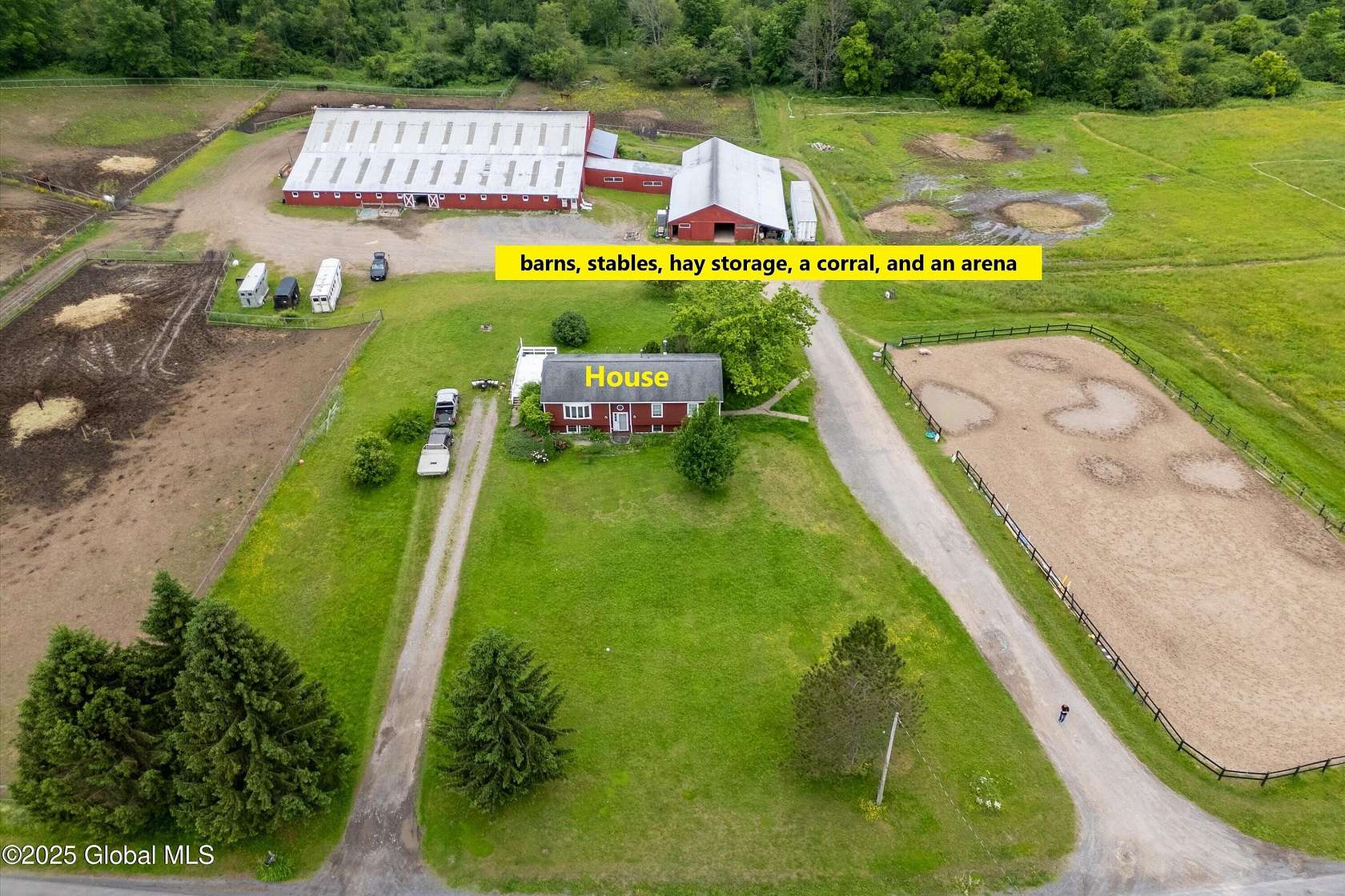 56.6 Acres of Land with Home for Sale in West Winfield, New York