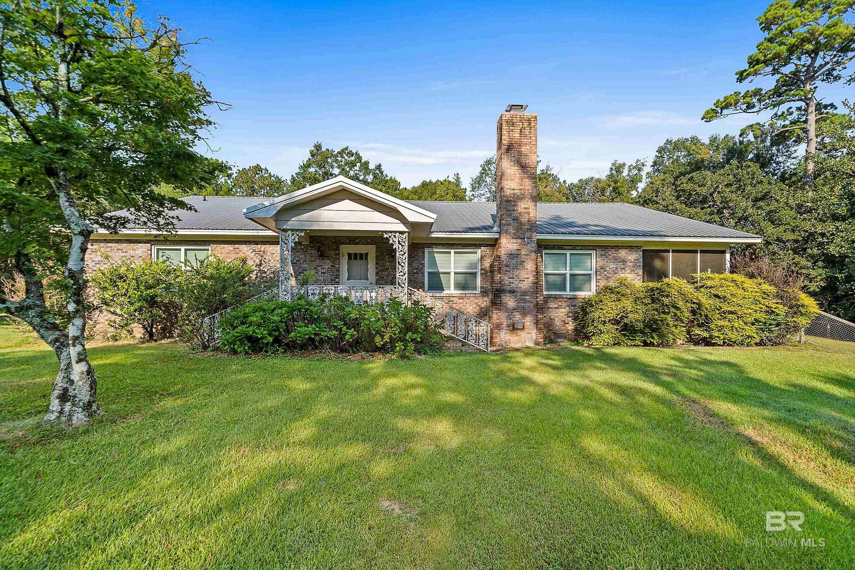 45.8 Acres of Land with Home for Sale in Stockton, Alabama