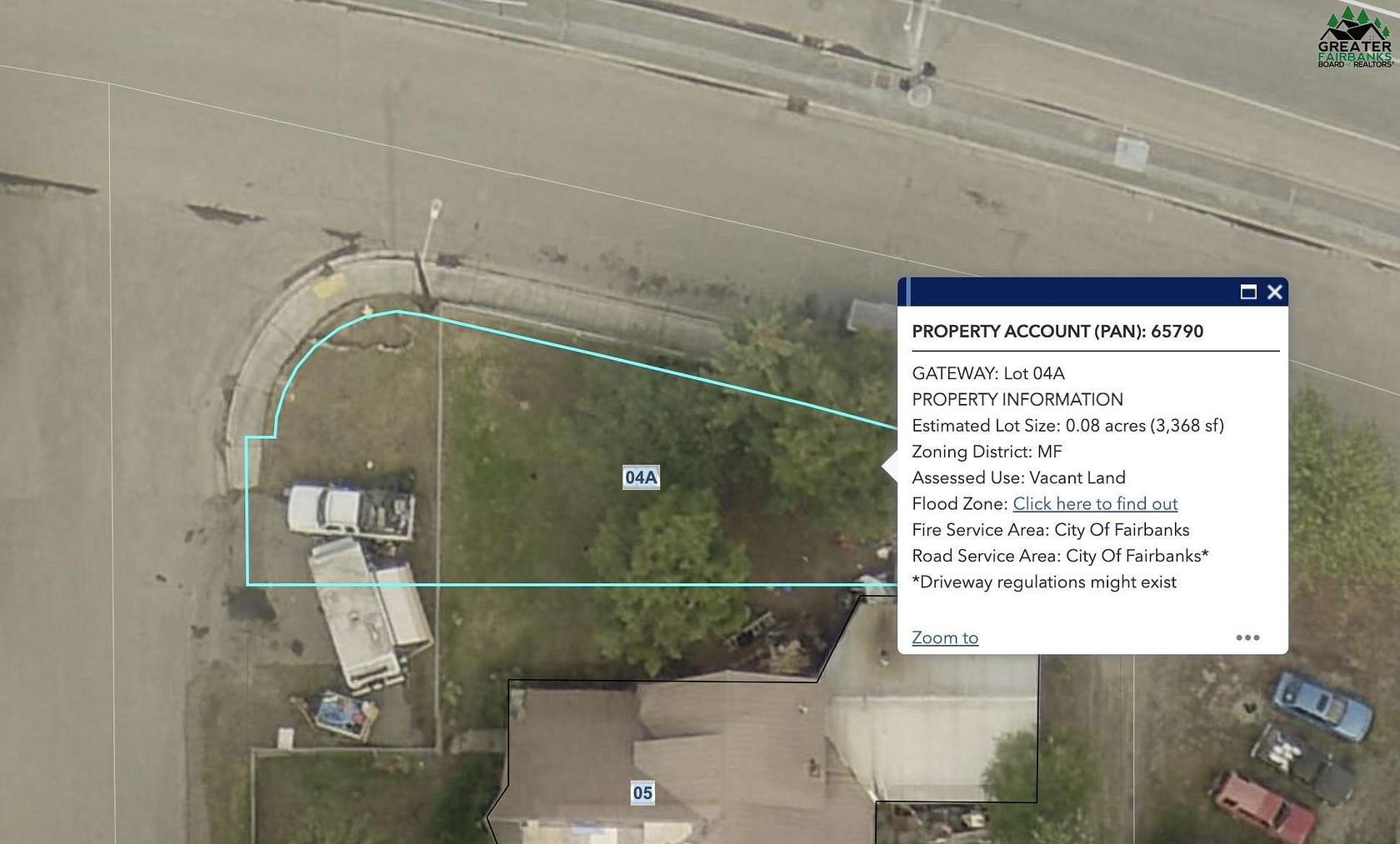 0.08 Acres of Residential Land for Sale in Fairbanks, Alaska