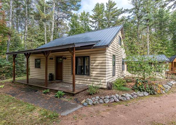 2 Acres of Residential Land with Home for Sale in Minocqua, Wisconsin