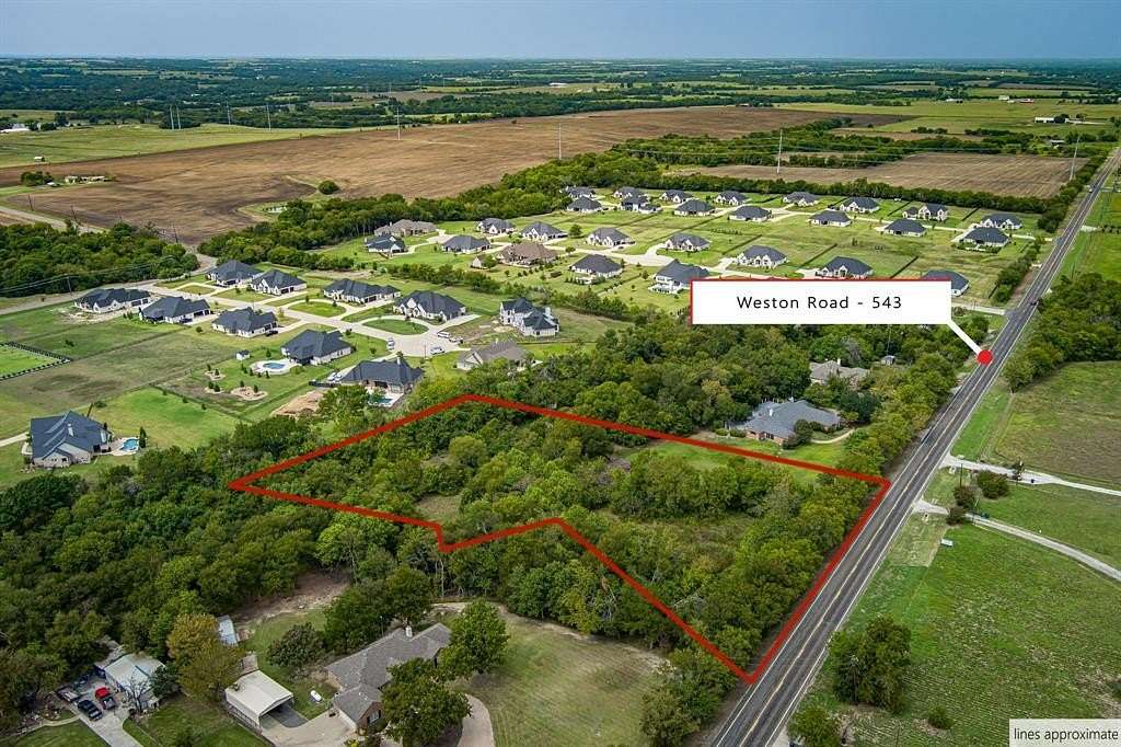 2.59 Acres of Residential Land for Sale in Weston, Texas