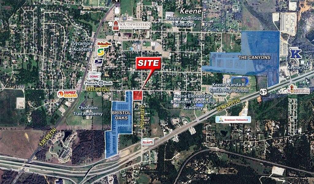 2 Acres of Residential Land for Sale in Keene, Texas