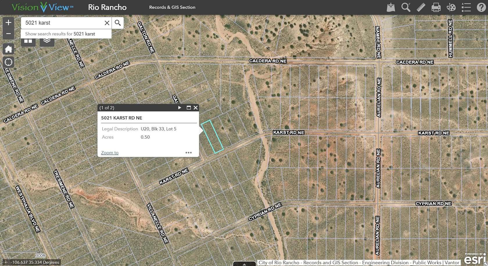 0.5 Acres of Land for Sale in Rio Rancho, New Mexico