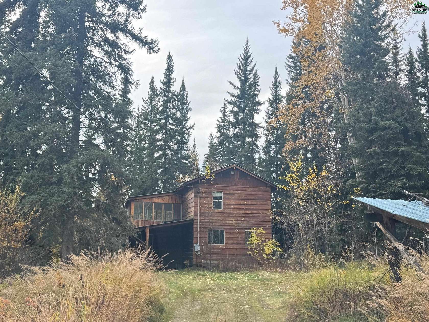10 Acres of Residential Land with Home for Sale in Fairbanks, Alaska