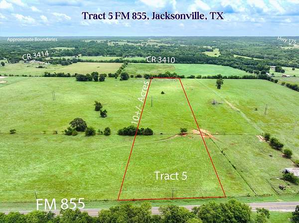 10 Acres of Residential Land for Sale in Jacksonville, Texas