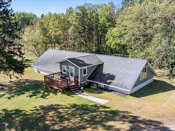 12.8 Acres of Land with Home for Sale in Motley, Minnesota