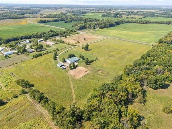 20 Acres of Agricultural Land with Home for Sale in Archie, Missouri