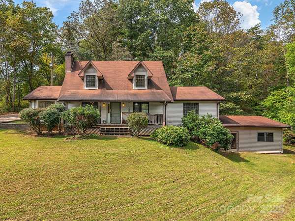 3.33 Acres of Residential Land with Home for Sale in Leicester, North Carolina