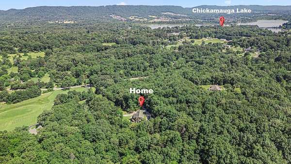 13.5 Acres of Recreational Land with Home for Sale in Harrison, Tennessee