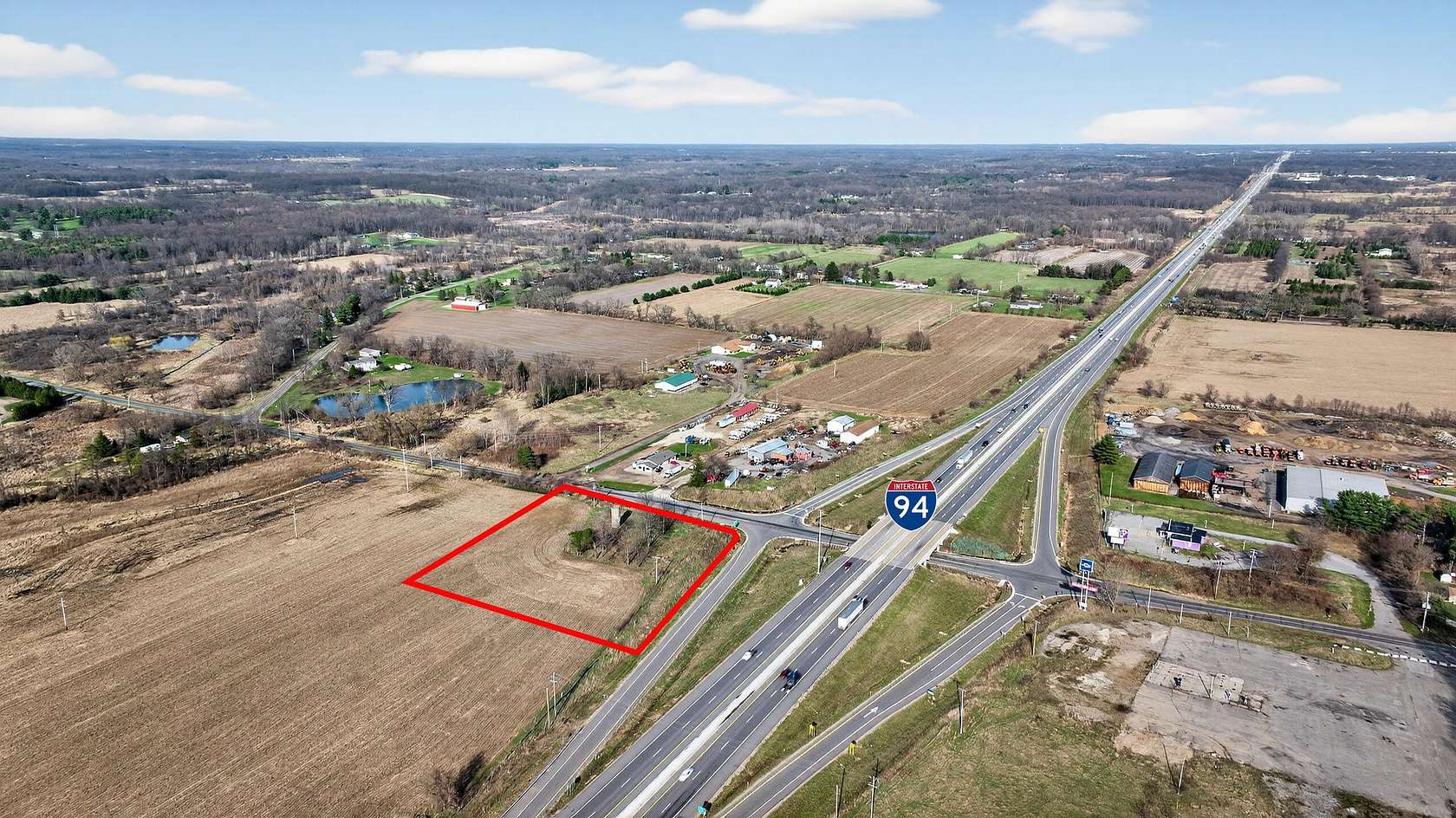 4.5 Acres of Commercial Land for Sale in Parma, Michigan