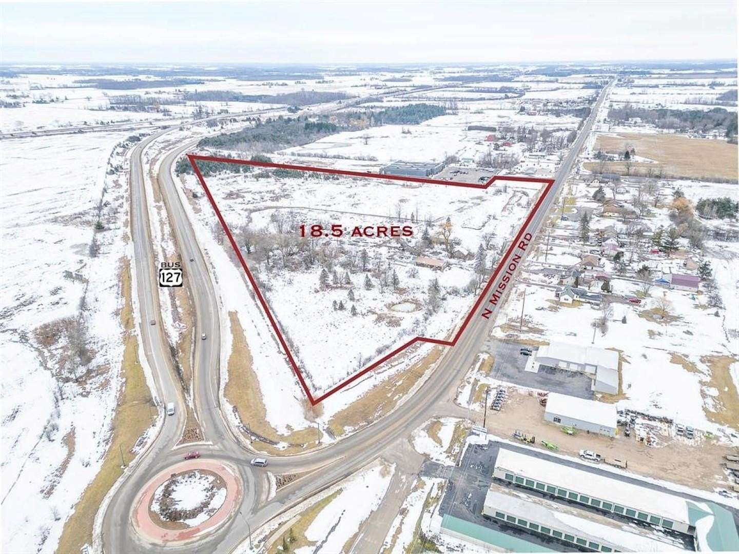 18.5 Acres of Commercial Land for Sale in Clare, Michigan