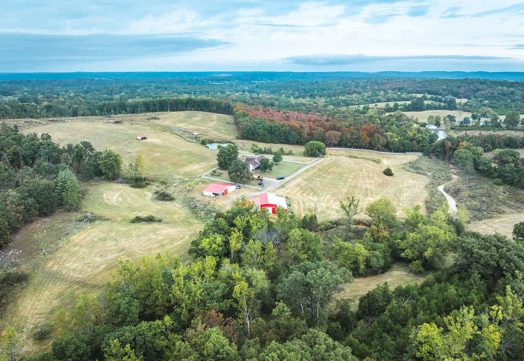 110 Acres of Land with Home for Sale in Irondale, Missouri