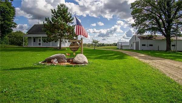 4 Acres of Residential Land with Home for Sale in Clear Lake, Wisconsin