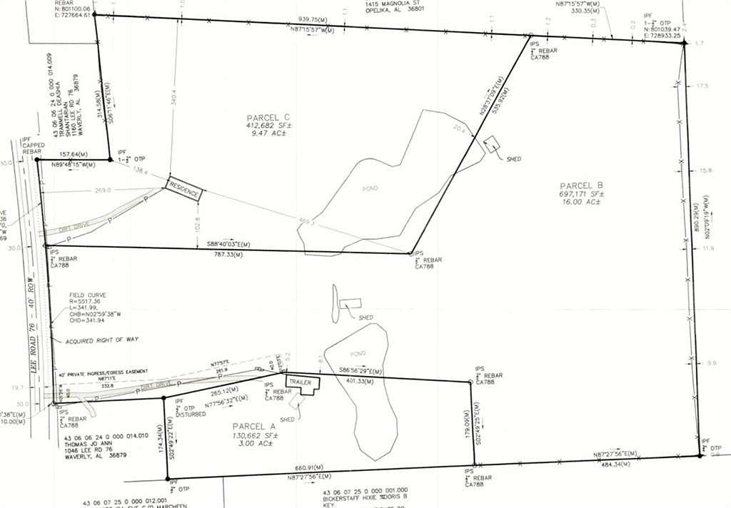 16 Acres of Land for Sale in Waverly, Alabama
