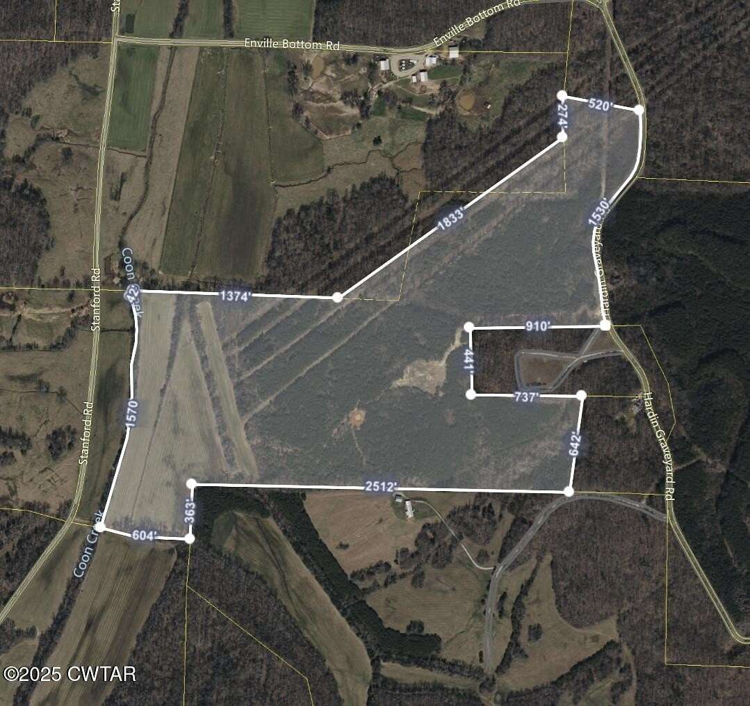 112 Acres of Recreational Land for Sale in Enville, Tennessee