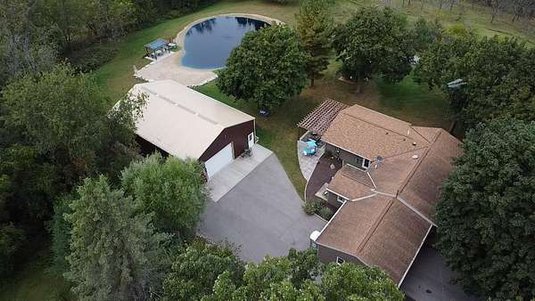 4 Acres of Residential Land with Home for Sale in Janesville, Wisconsin