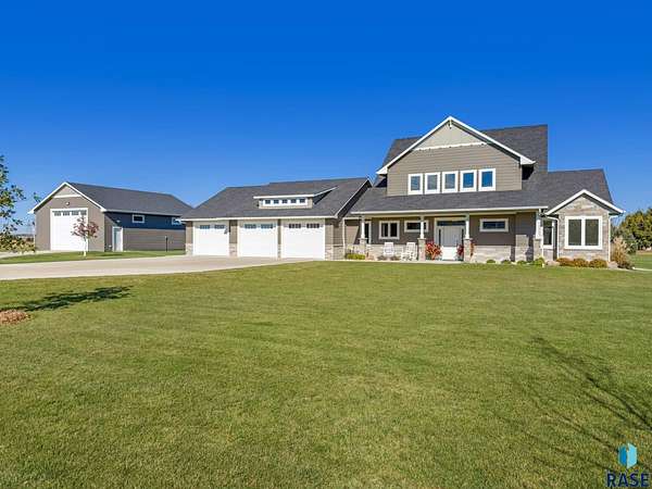 1.9 Acres of Residential Land with Home for Sale in Harrisburg, South Dakota