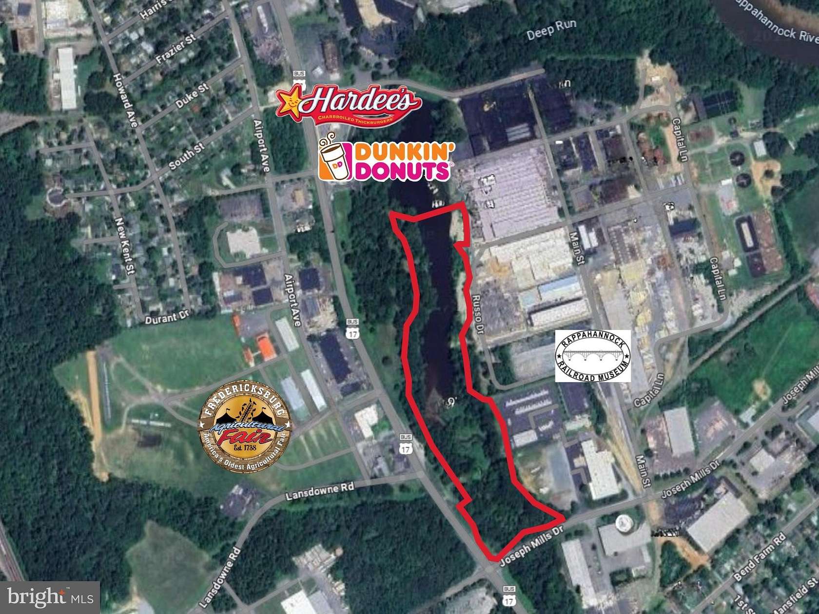 15 Acres of Mixed-Use Land for Sale in Fredericksburg, Virginia