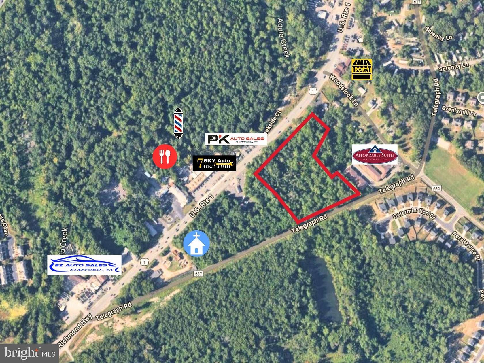 6.14 Acres of Commercial Land for Sale in Stafford, Virginia