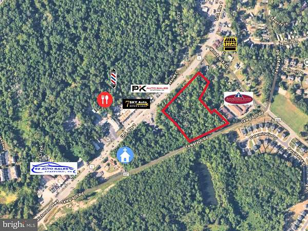 6.14 Acres of Commercial Land for Sale in Stafford, Virginia