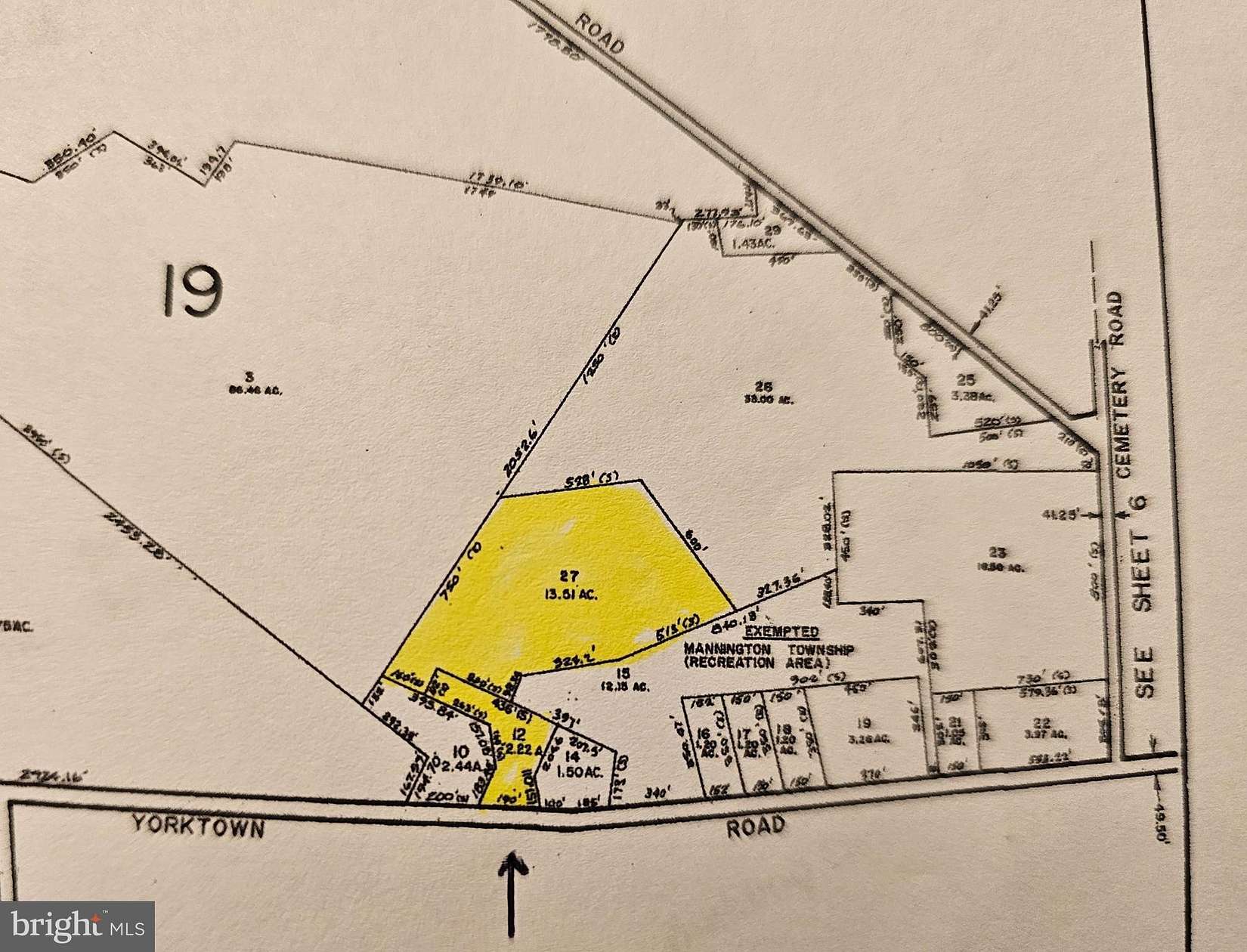 15.7 Acres of Land for Sale in Woodstown, New Jersey