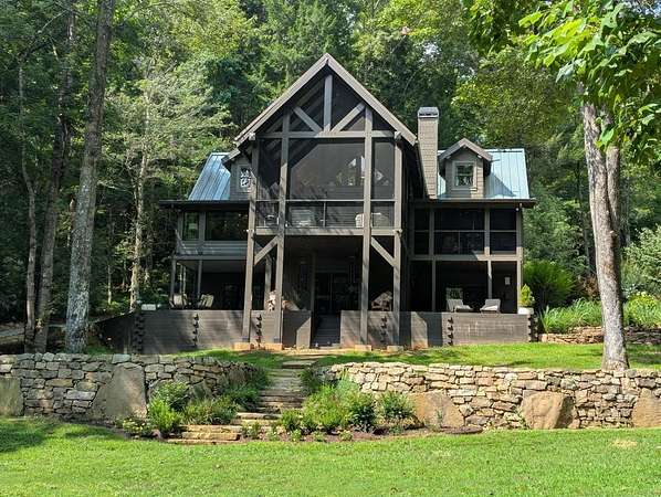 6 Acres of Residential Land with Home for Sale in Ellijay, Georgia