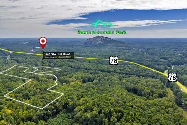 23 Acres of Recreational Land for Sale in Stone Mountain, Georgia