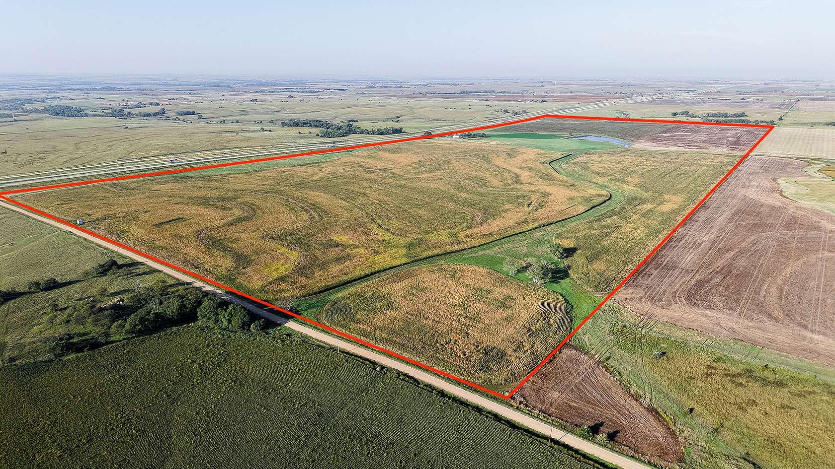 271 Acres of Land for Sale in Bunker Hill, Kansas