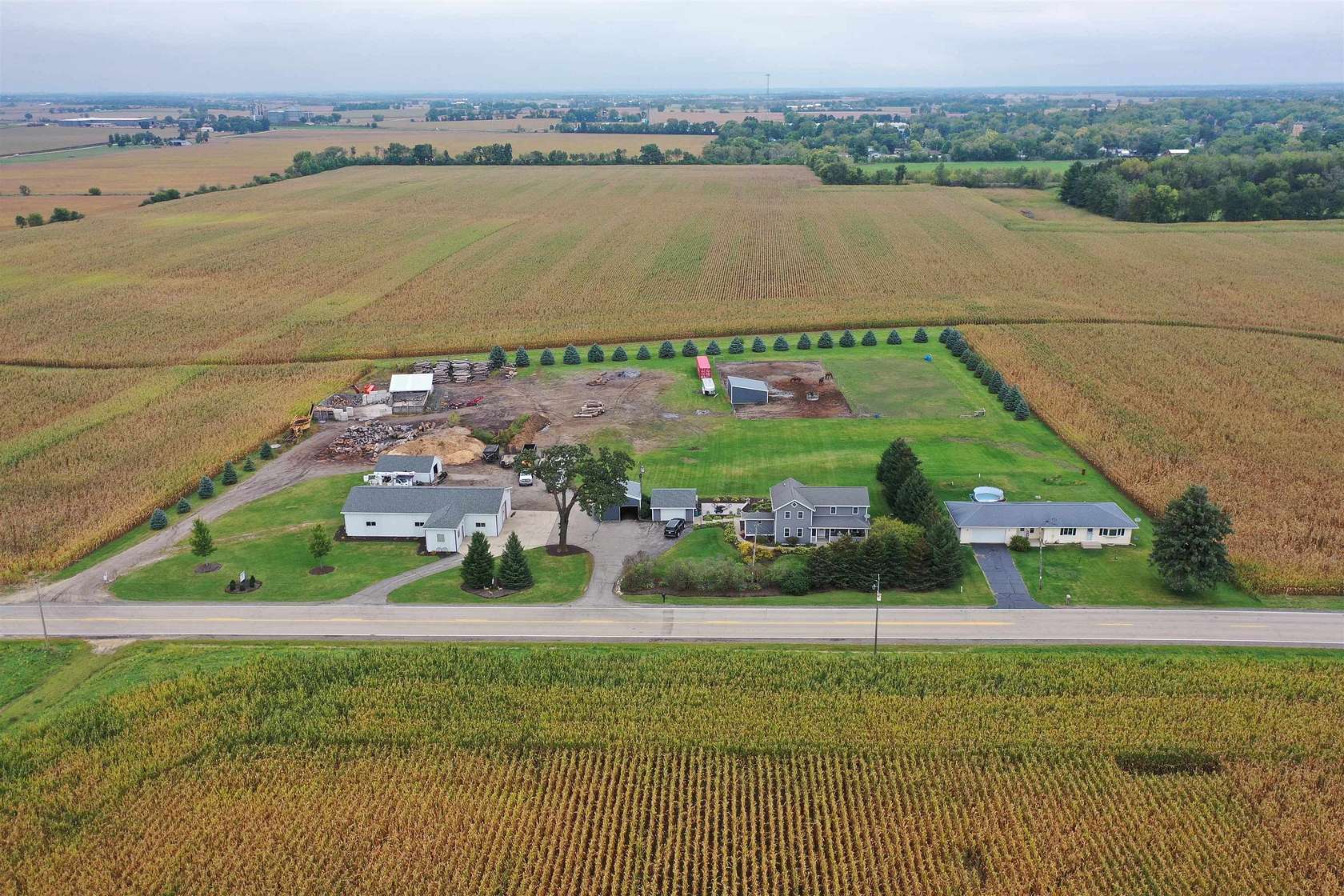 5 Acres of Land with Home for Sale in Sharon, Wisconsin