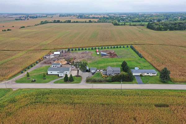 5 Acres of Land with Home for Sale in Sharon, Wisconsin