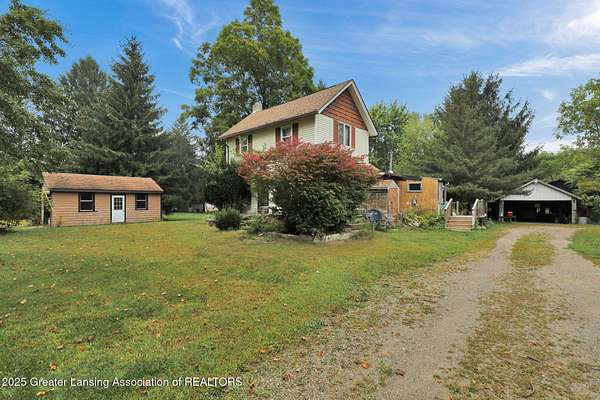 5.13 Acres of Residential Land with Home for Sale in Charlotte, Michigan