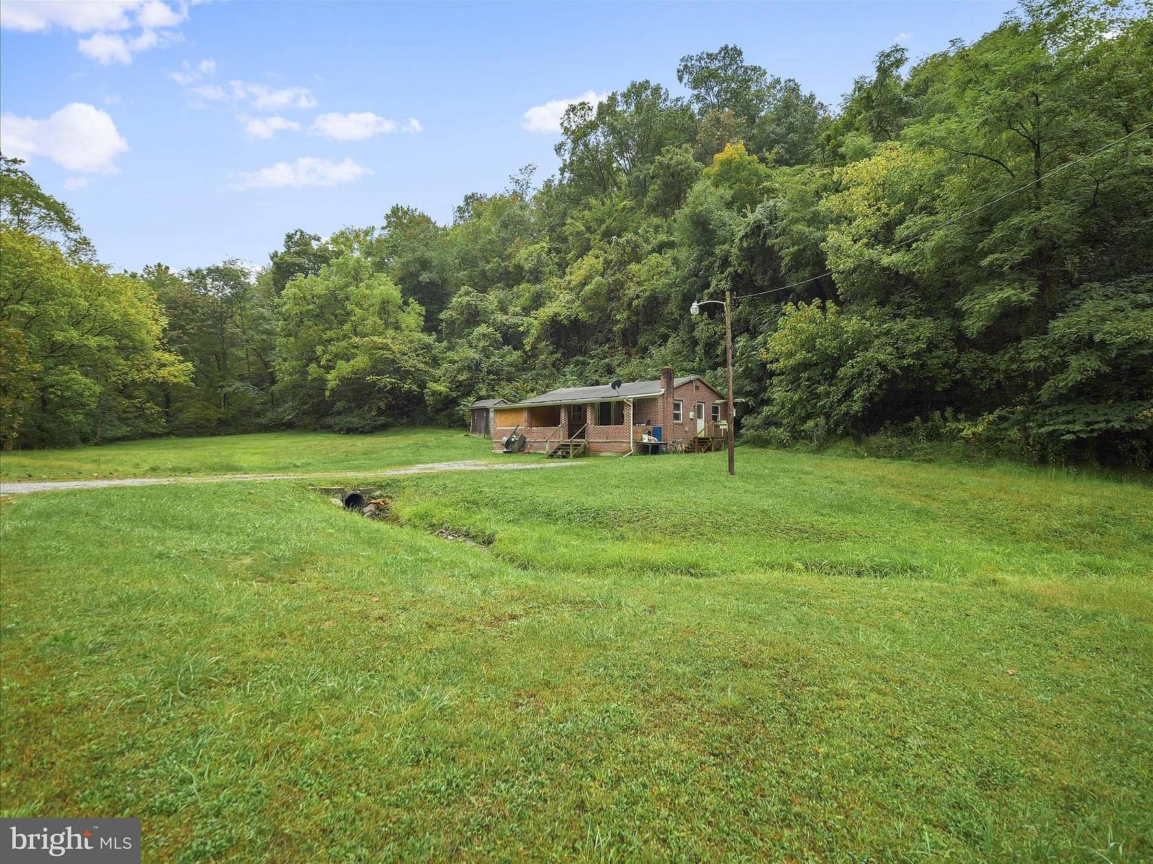 13 Acres of Land with Home for Sale in Hedgesville, West Virginia
