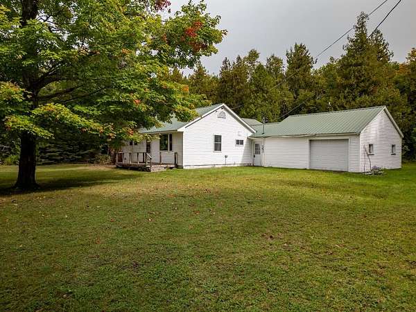 4 Acres of Residential Land with Home for Sale in St. Ignace, Michigan