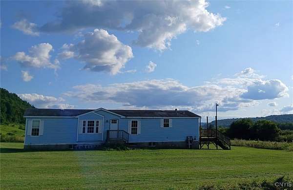 46.5 Acres of Agricultural Land with Home for Sale in West Winfield, New York
