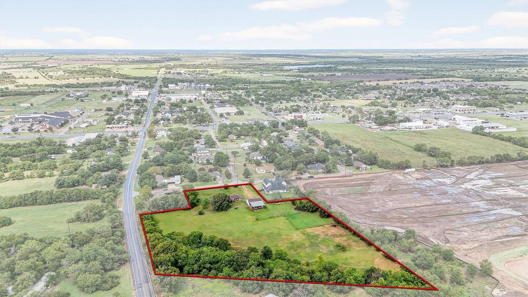 3.8 Acres of Land with Home for Sale in Gunter, Texas