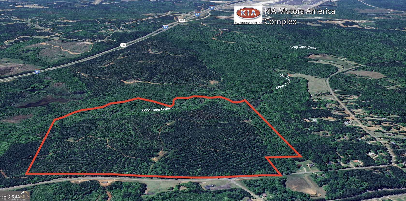 156 Acres of Mixed-Use Land for Sale in West Point, Georgia